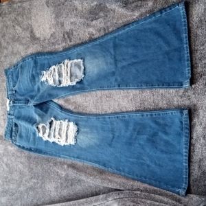 Misslook flared five pocket jeans